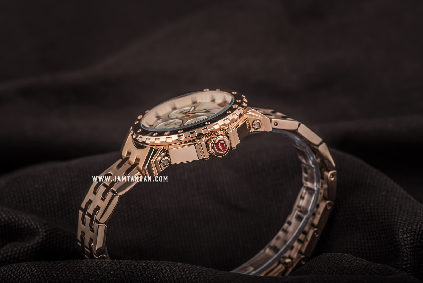 Expedition E 6402 BF BRGLN Ladies White Dial Rose Gold Stainless Steel Machtwatch
